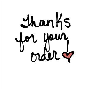 Thank you for your order!❤️